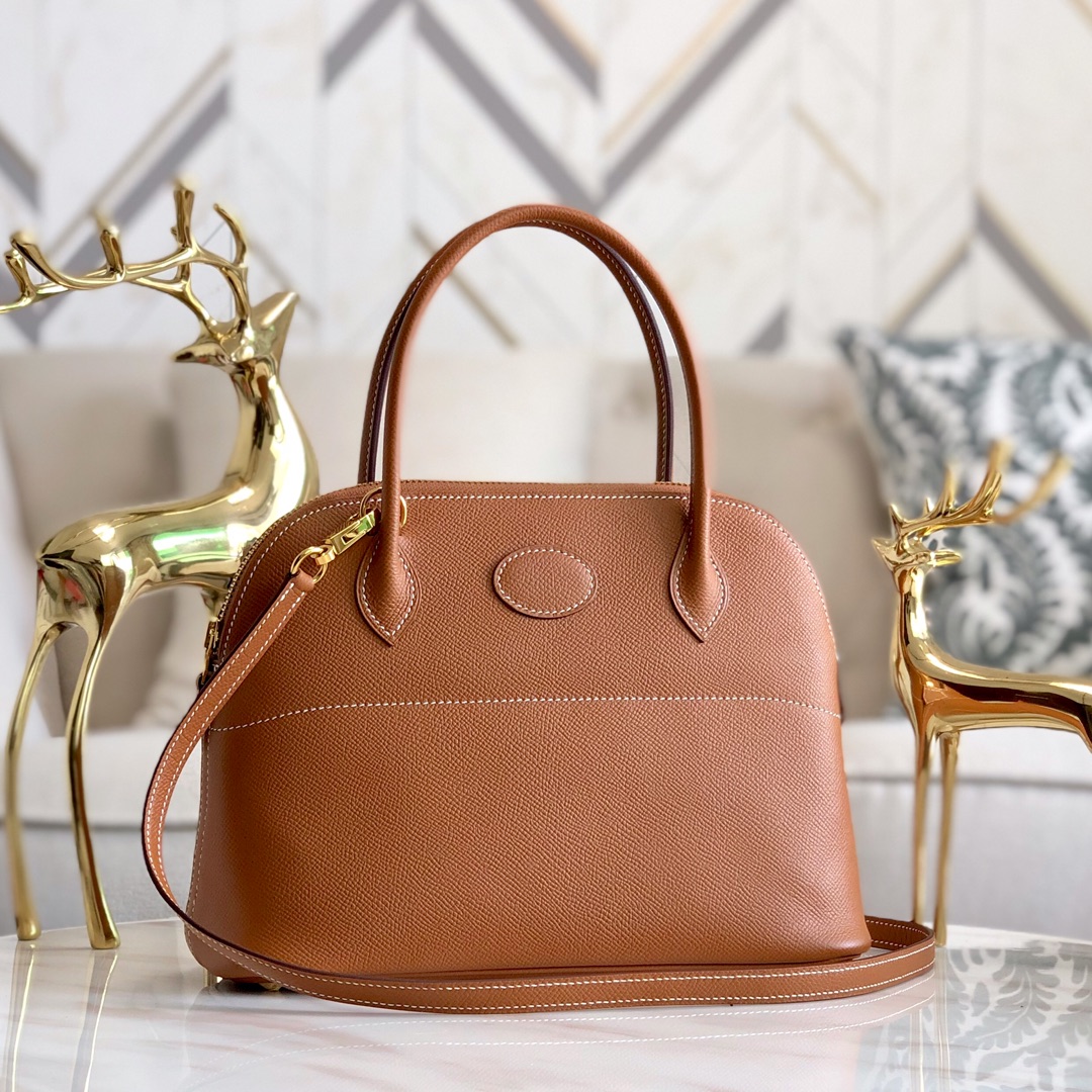 에르메스 볼리드27 골드브라운 금장 앱송